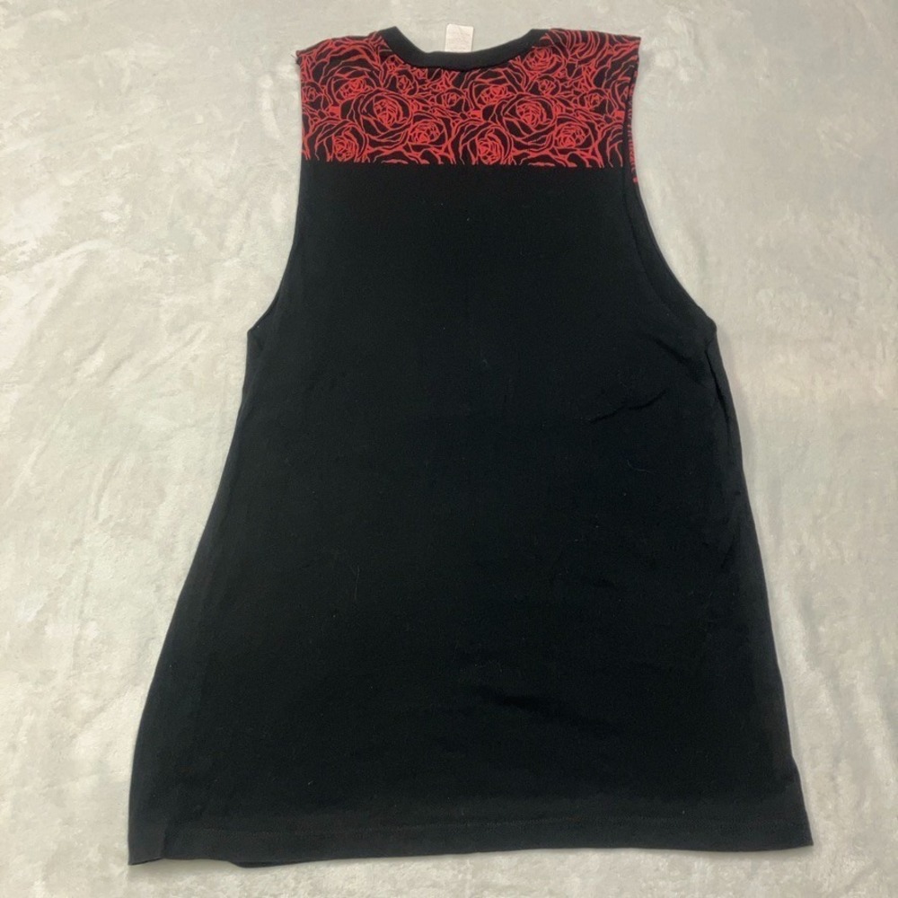 Vintage My Chemical Romance Cutoff Sleeveless T-Shirt Women's‎ L Emo Made in USA - Picture 5 of 5